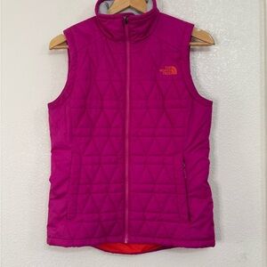 The North Face Women's Fuchsia Quilted Vest Sz S/P